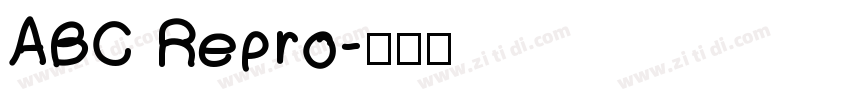 ABC Repro字体转换